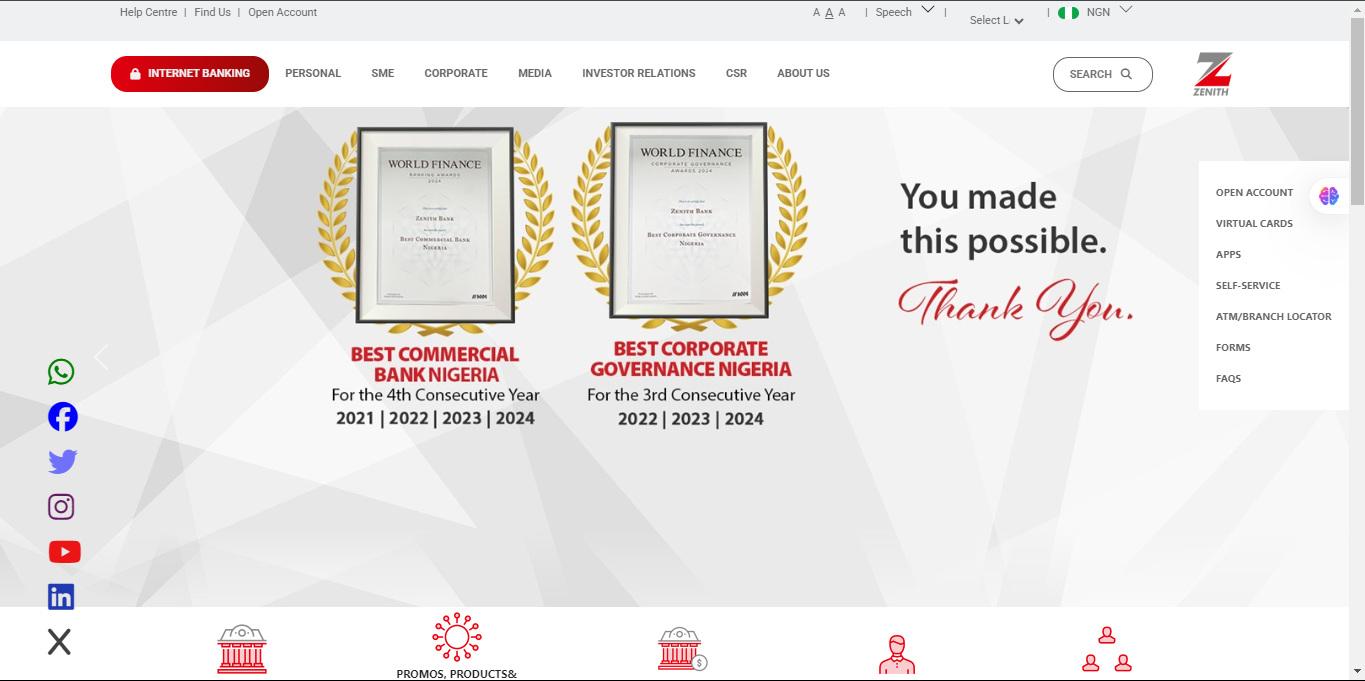 Zenith Bank Project